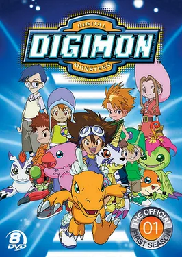 Poster serial anime Digimon Adventure produksi Toei Animation