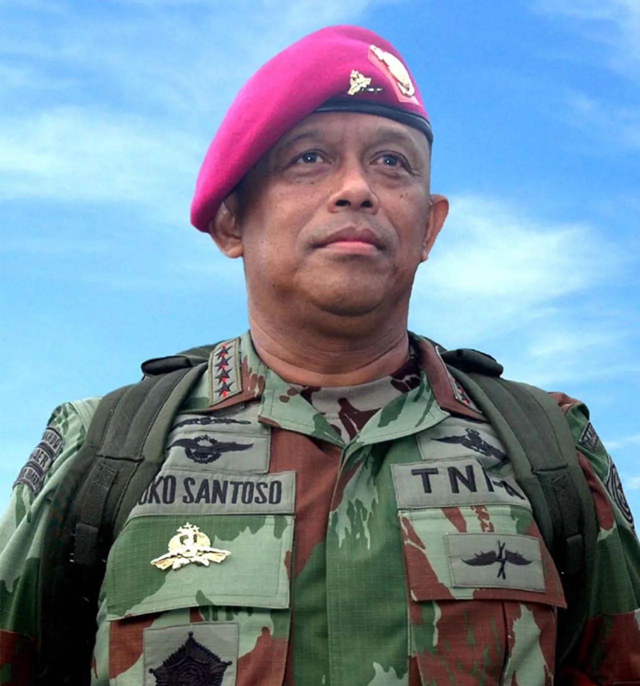 Potret Jenderal TNI Purn Djoko Santoso sebagai tokoh militer dan politik Indonesia