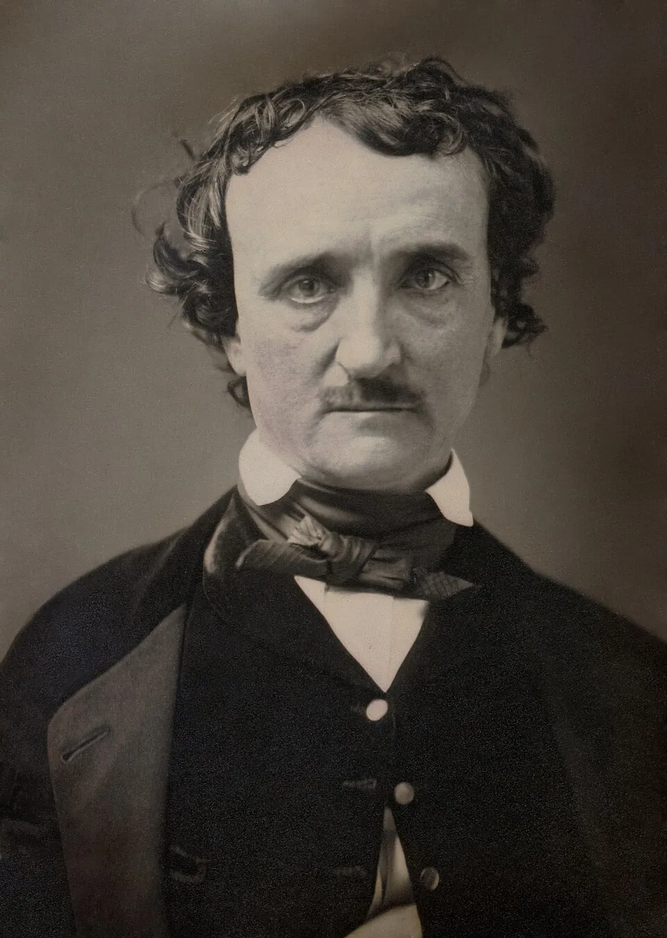 Lukisan potret sastrawan legendaris Edgar Allan Poe