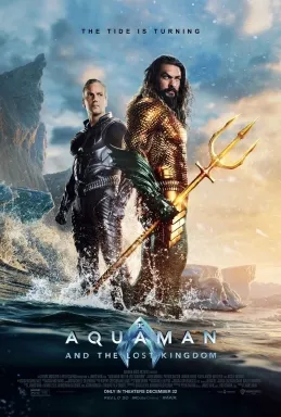 Poster resmi film Aquaman and the Lost Kingdom garapan sutradara James Wan