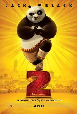 Ilustrasi karakter panda Po dalam film animasi Kung Fu Panda 2