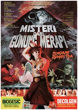 Poster film Misteri dari Gunung Merapi Penghuni Rumah Tua tahun 1989
