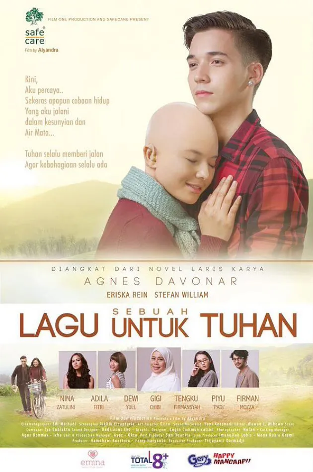 Poster film Sebuah Lagu untuk Tuhan dibintangi Eriska Rein dan Stefan William