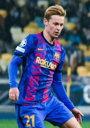 Ilustrasi profil Frenkie de Jong sebagai gelandang andalan Barcelona dan Timnas Belanda