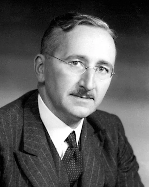 Ilustrasi profil Friedrich Hayek ekonom peraih Nobel asal Austria