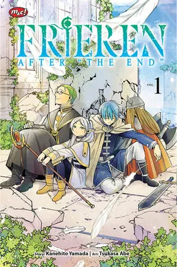 Ilustrasi karakter Frieren dalam manga populer Frieren Beyond Journey's End