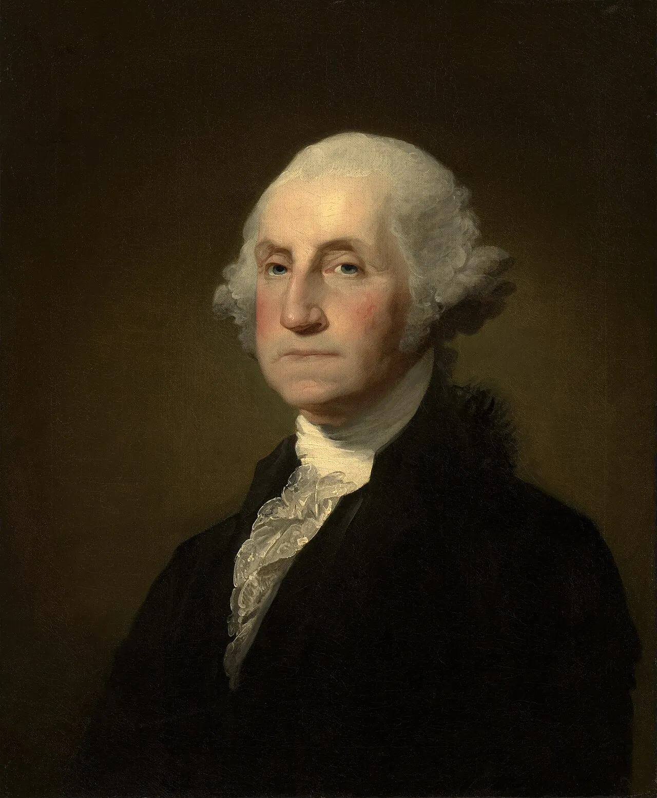 Lukisan profil George Washington presiden pertama Amerika Serikat