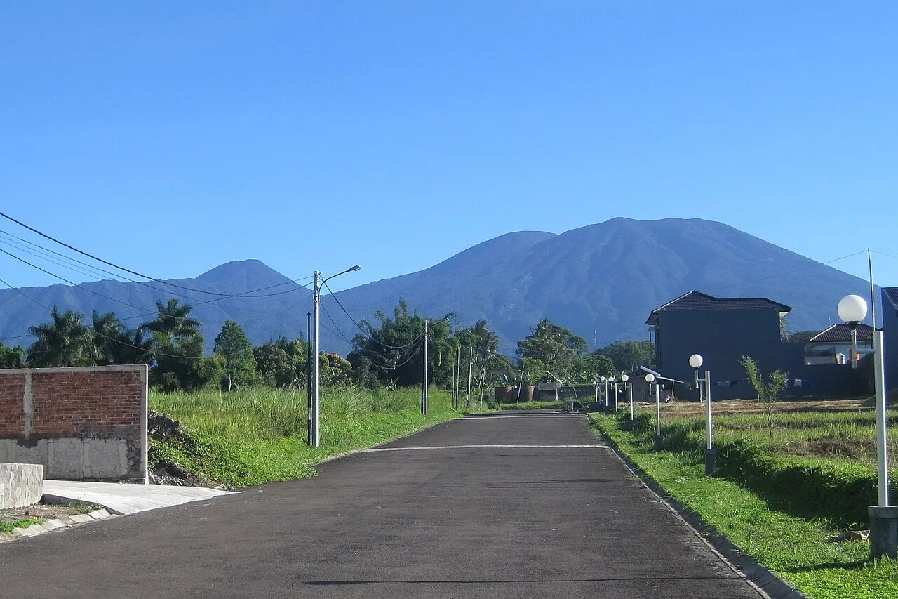 Pemandangan alam di kawasan Taman Nasional Gunung Gede Pangrango Jawa Barat