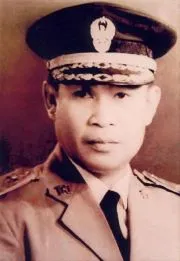 Ilustrasi potret pahlawan nasional Brigadir Jenderal TNI Hasan Basry