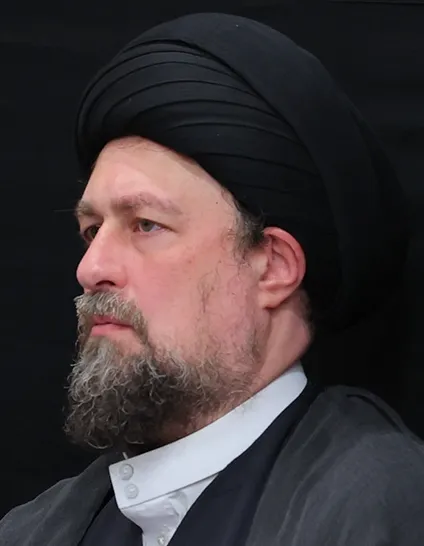 Ilustrasi profil Hassan Khomeini cucu pendiri Iran