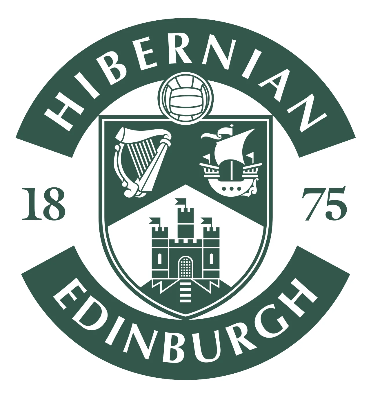 Hibernian F.C. sebagai salah satu klub sepak bola profesional terkemuka di Edinburgh, Skotlandia