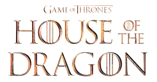 Logo dan poster promosi serial televisi House of the Dragon produksi HBO