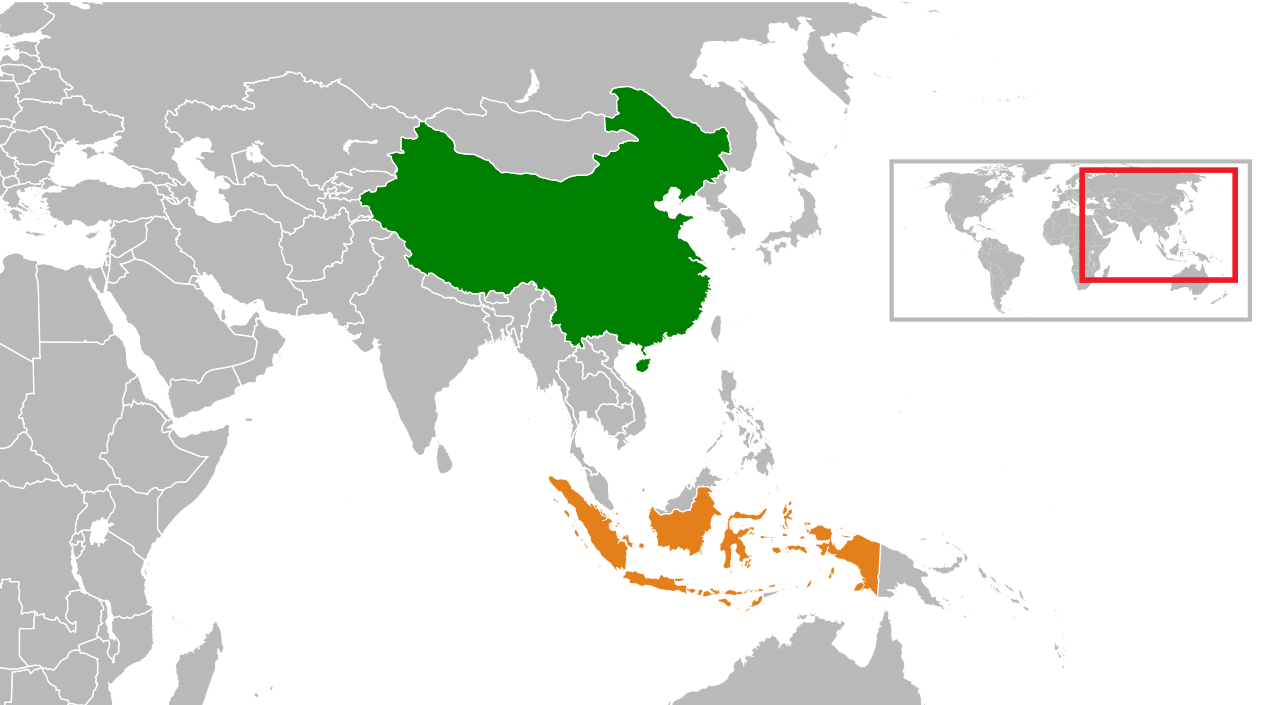 Ilustrasi kerja sama ekonomi dan hubungan diplomatik antara Indonesia dan Tiongkok
