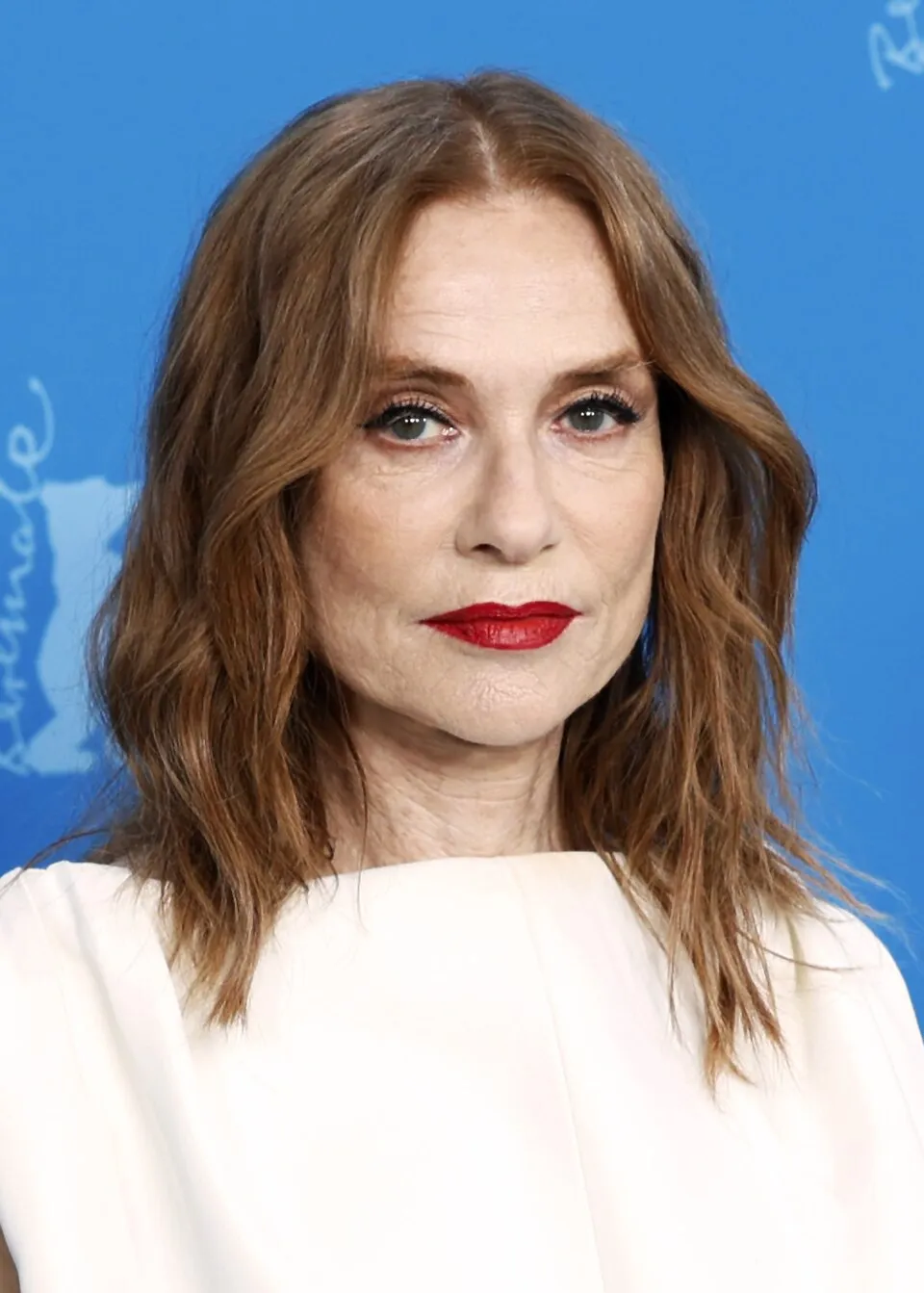 Aktris legendaris Prancis Isabelle Huppert dalam sebuah acara festival film internasional