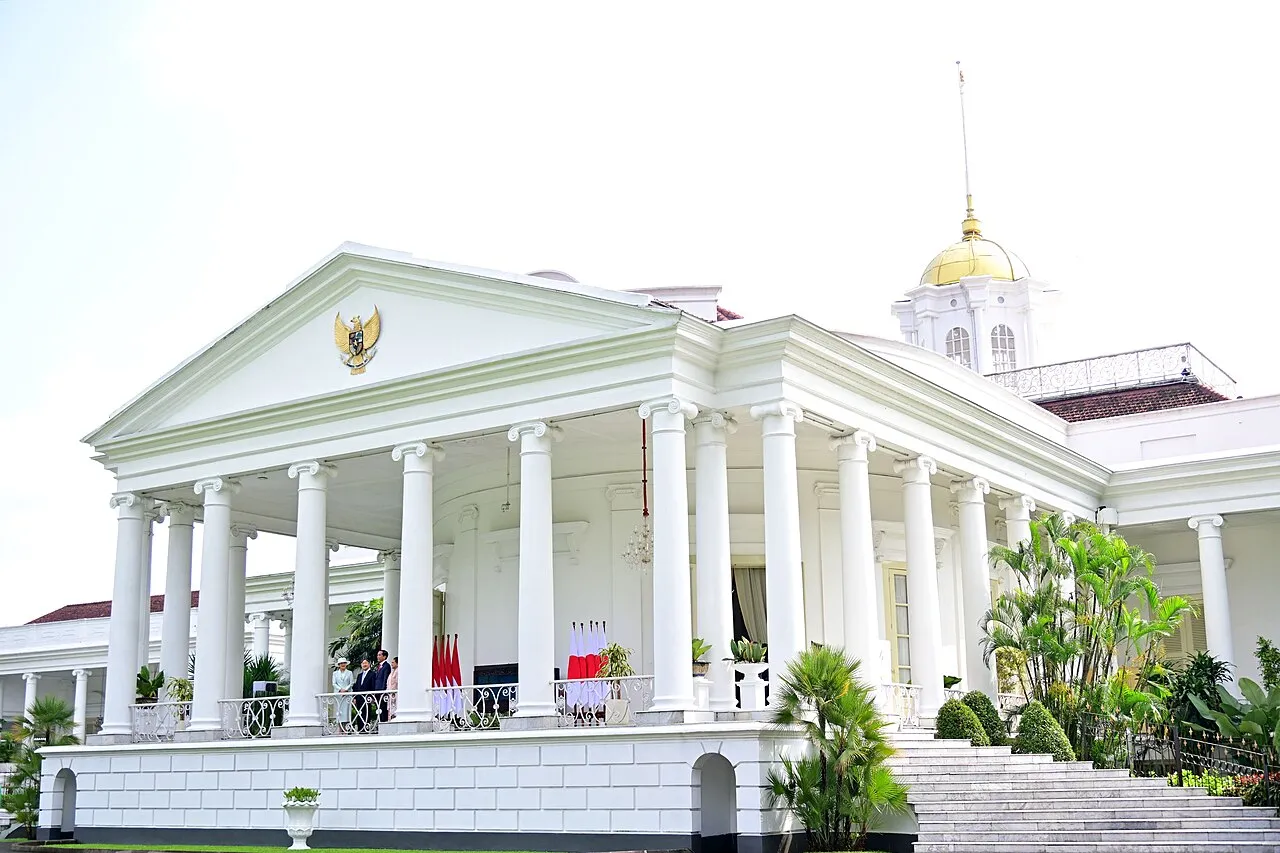 Gedung utama Istana Bogor di Jawa Barat