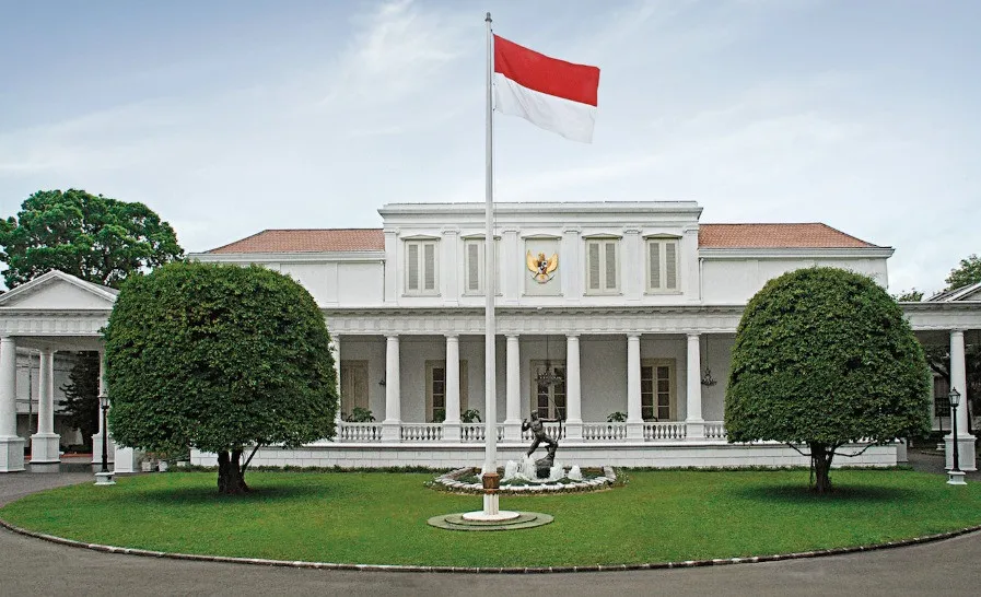 Kompleks bangunan Istana Negara di Jalan Veteran Jakarta Pusat
