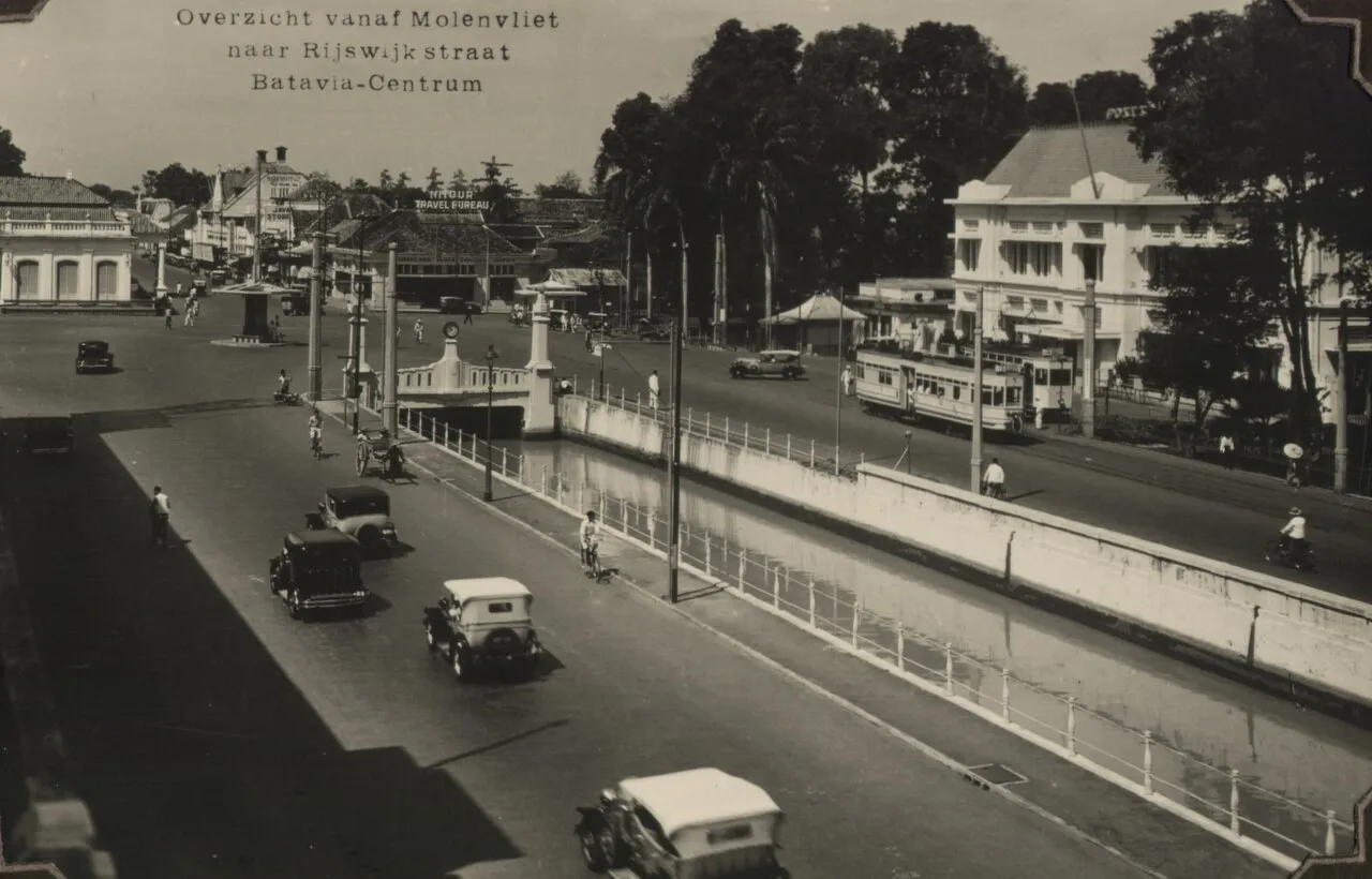 Suasana kawasan Jalan Majapahit di sekitar Jakarta Pusat