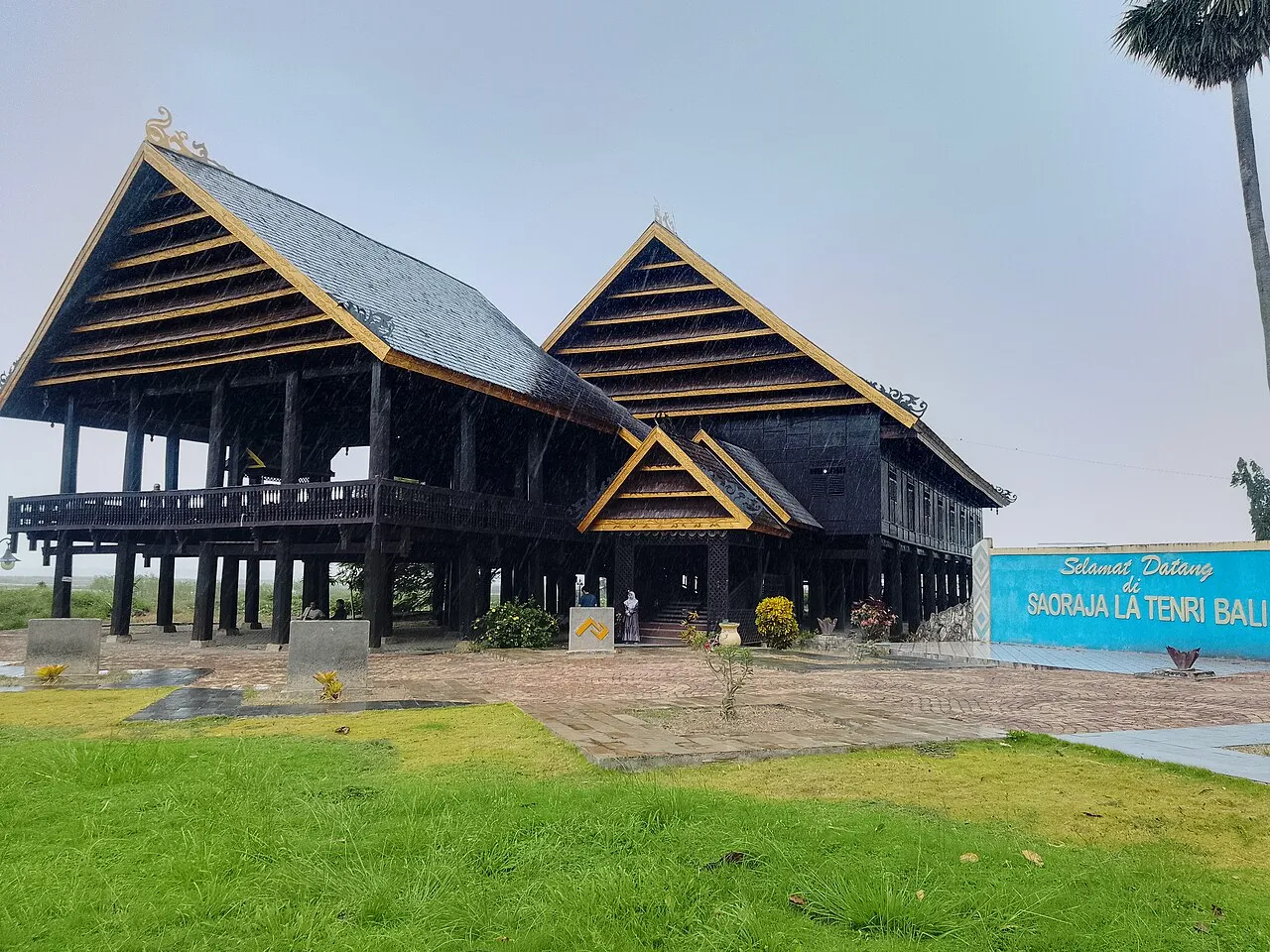 Pemandangan wilayah Kabupaten Wajo di Provinsi Sulawesi Selatan