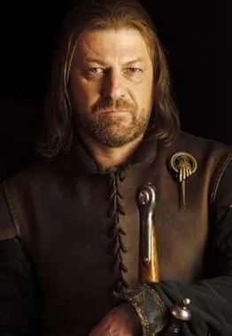 Ilustrasi karakter Ned Stark dalam serial televisi Game of Thrones