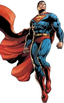 Ilustrasi profil karakter Superman dan sejarah penciptaannya dalam industri komik dunia