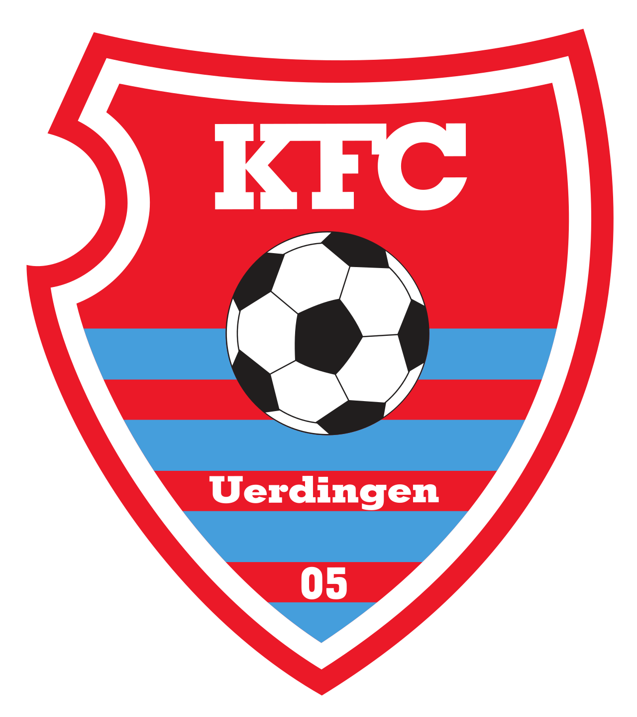 Stadion dan lambang klub sepak bola Jerman KFC Uerdingen 05