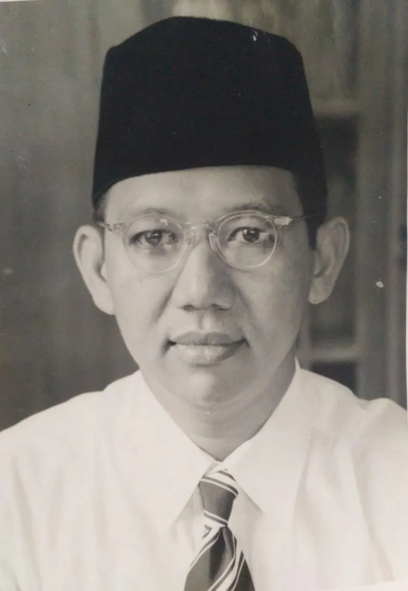 Potret Menteri Agama pertama RI K.H. Abdul Wahid Hasyim