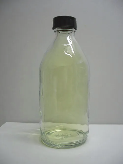 Visualisasi gas klorin yang menunjukkan warna kuning-hijau khasnya