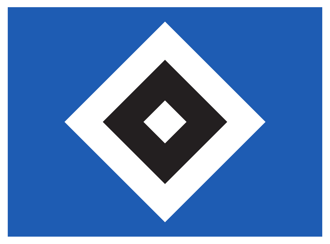 Logo dan lambang resmi klub sepak bola Jerman Hamburger SV