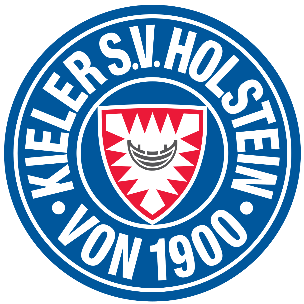 Logo dan lambang resmi klub sepak bola Jerman Holstein Kiel