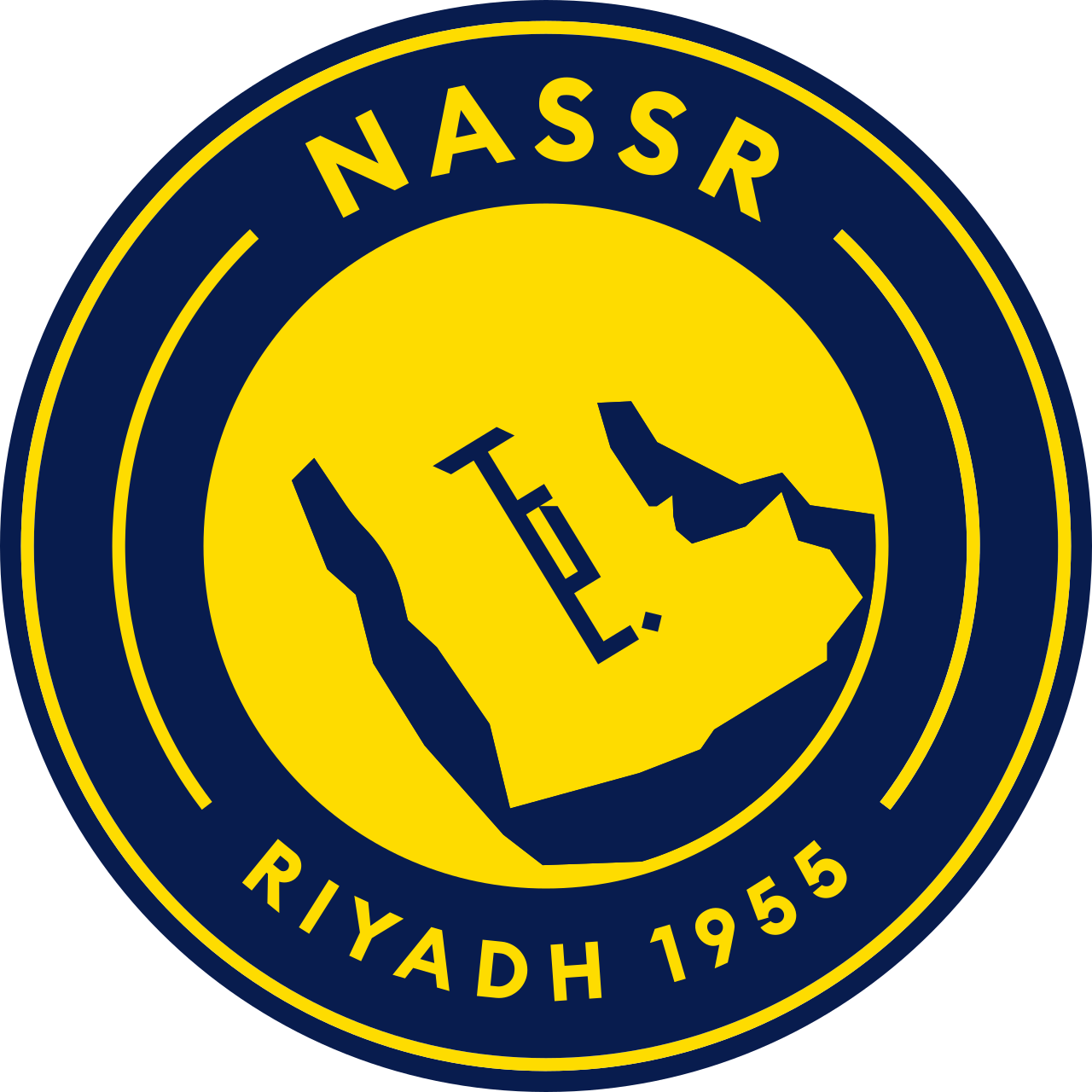 Logo dan lambang klub sepak bola profesional Al-Nassr FC asal Arab Saudi