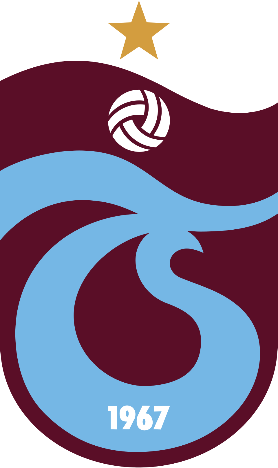 Logo dan atribut resmi klub sepak bola profesional Turki Trabzonspor