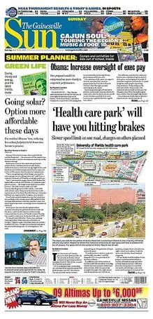 Gedung redaksi surat kabar harian The Gainesville Sun di Florida