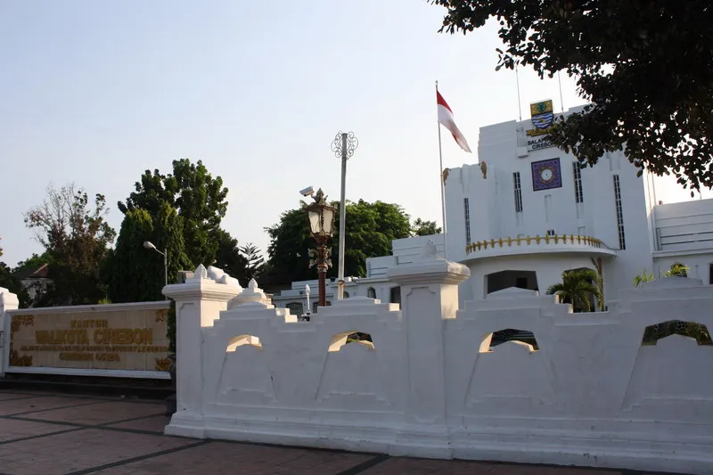 Pemandangan wilayah pesisir dan kawasan perkotaan Kota Cirebon Jawa Barat