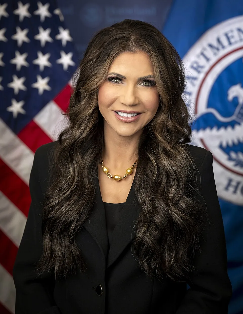 Profil politisi Amerika Serikat Kristi Noem sebagai figur publik