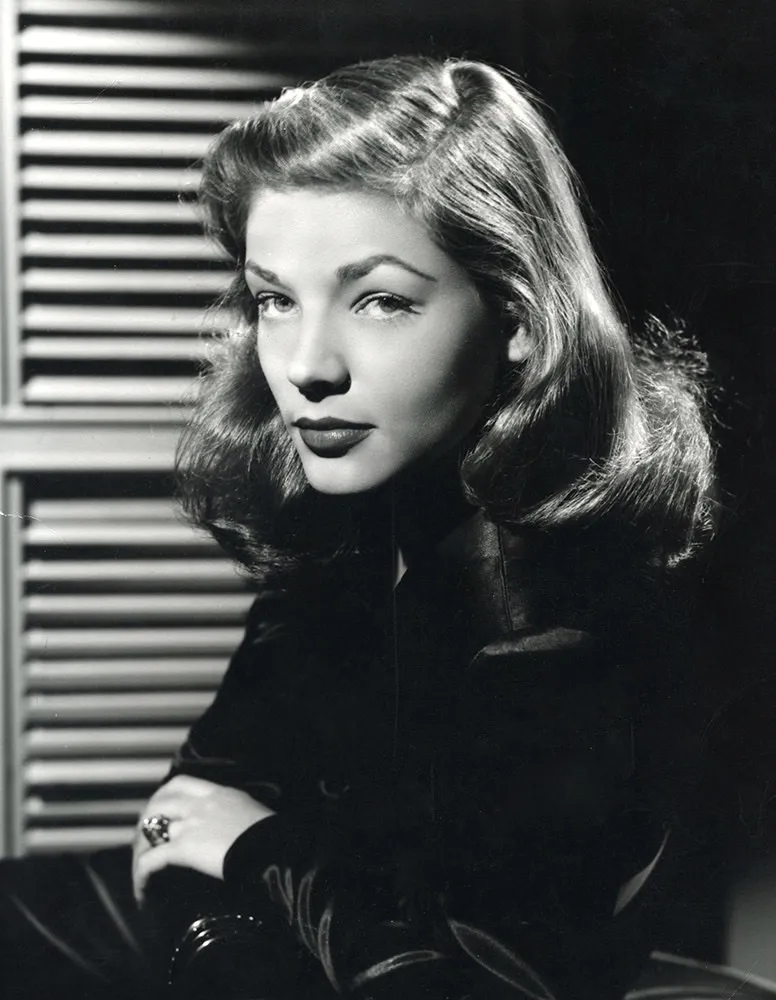 Aktris legendaris Lauren Bacall di masa kejayaan sinema klasik Hollywood