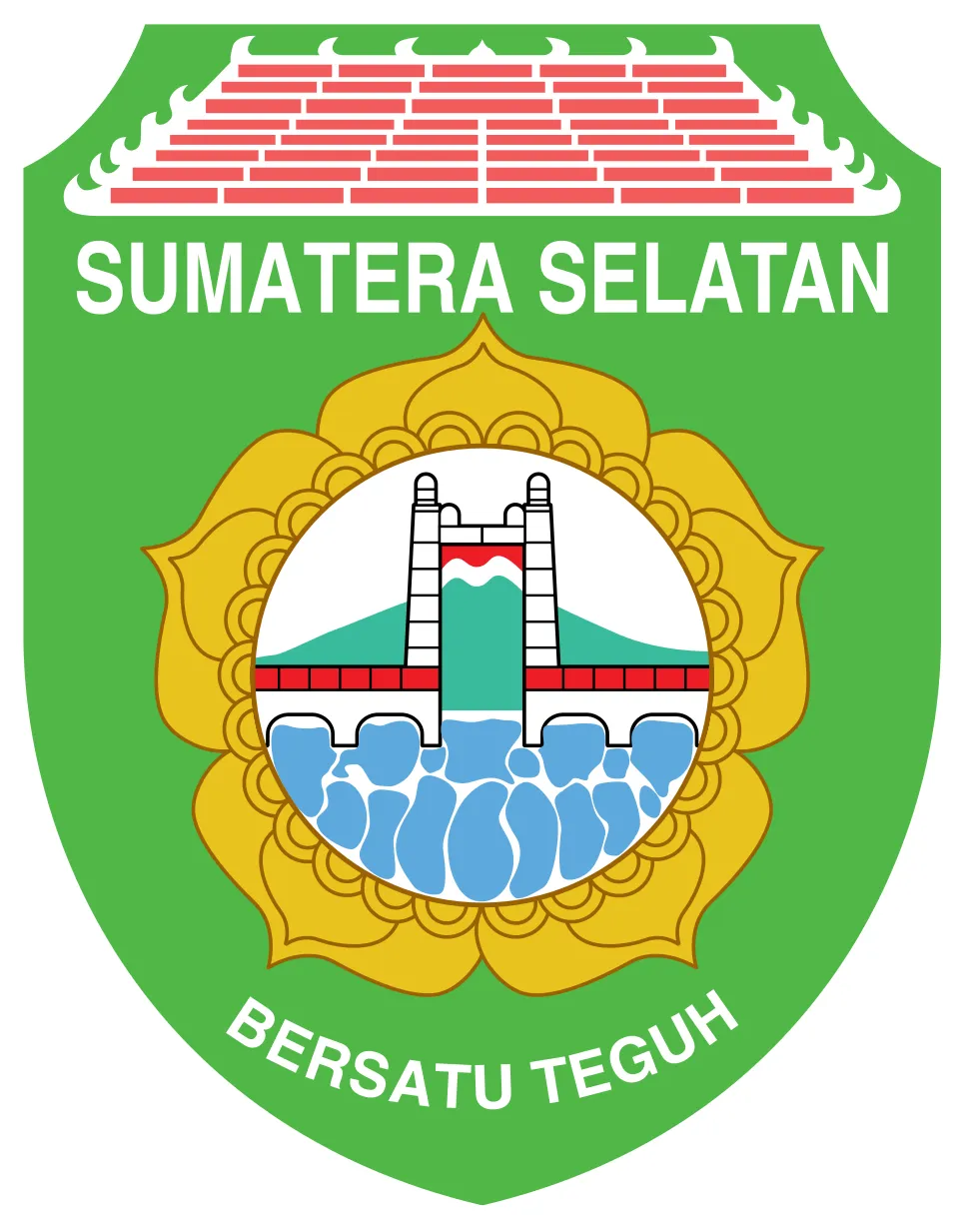 Pemandangan wilayah strategis dan lanskap ikonik Provinsi Sumatera Selatan