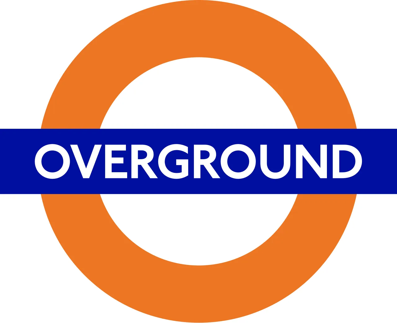 Rangkaian kereta London Overground di salah satu stasiun