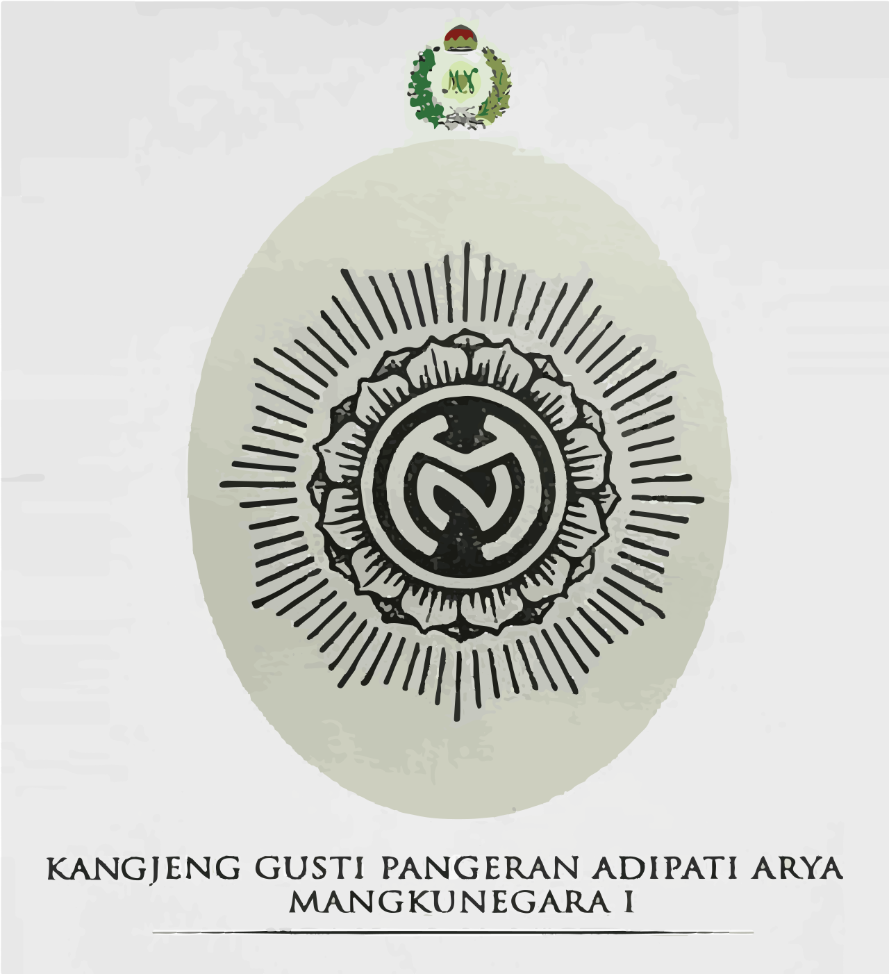 Ilustrasi profil Mangkunegara I atau Raden Mas Said sang Pangeran Sambernyawa