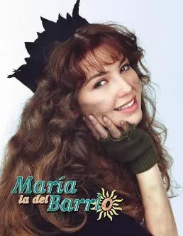 Poster telenovela Maria la del Barrio dibintangi oleh Thalia