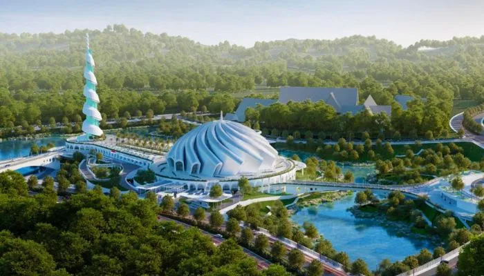 Masjid Negara Ibu Kota Nusantara di Penajam Paser Utara