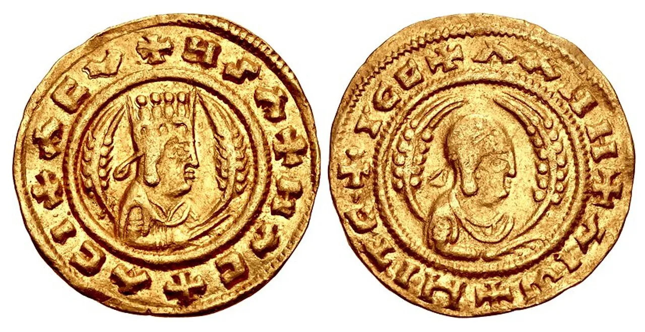 Ilustrasi koin kuno Aksumite currency dari Kerajaan Aksum