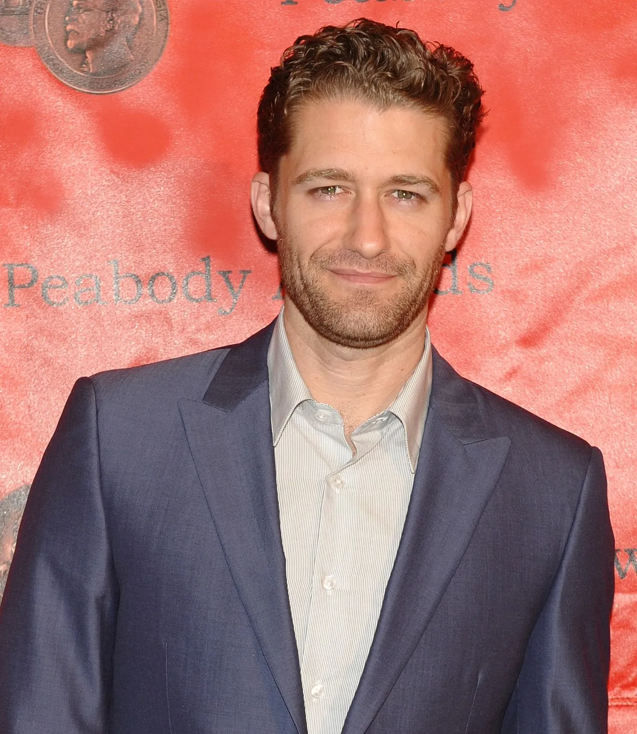 Aktor dan bintang Glee Matthew Morrison di karpet merah acara hiburan
