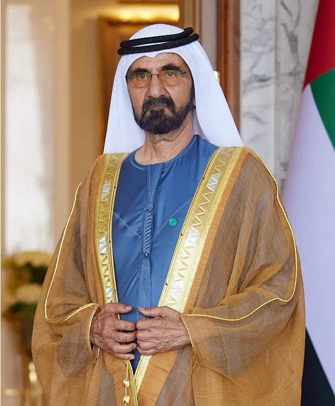 Potret Mohammed bin Rasyid al-Maktoum penguasa Dubai
