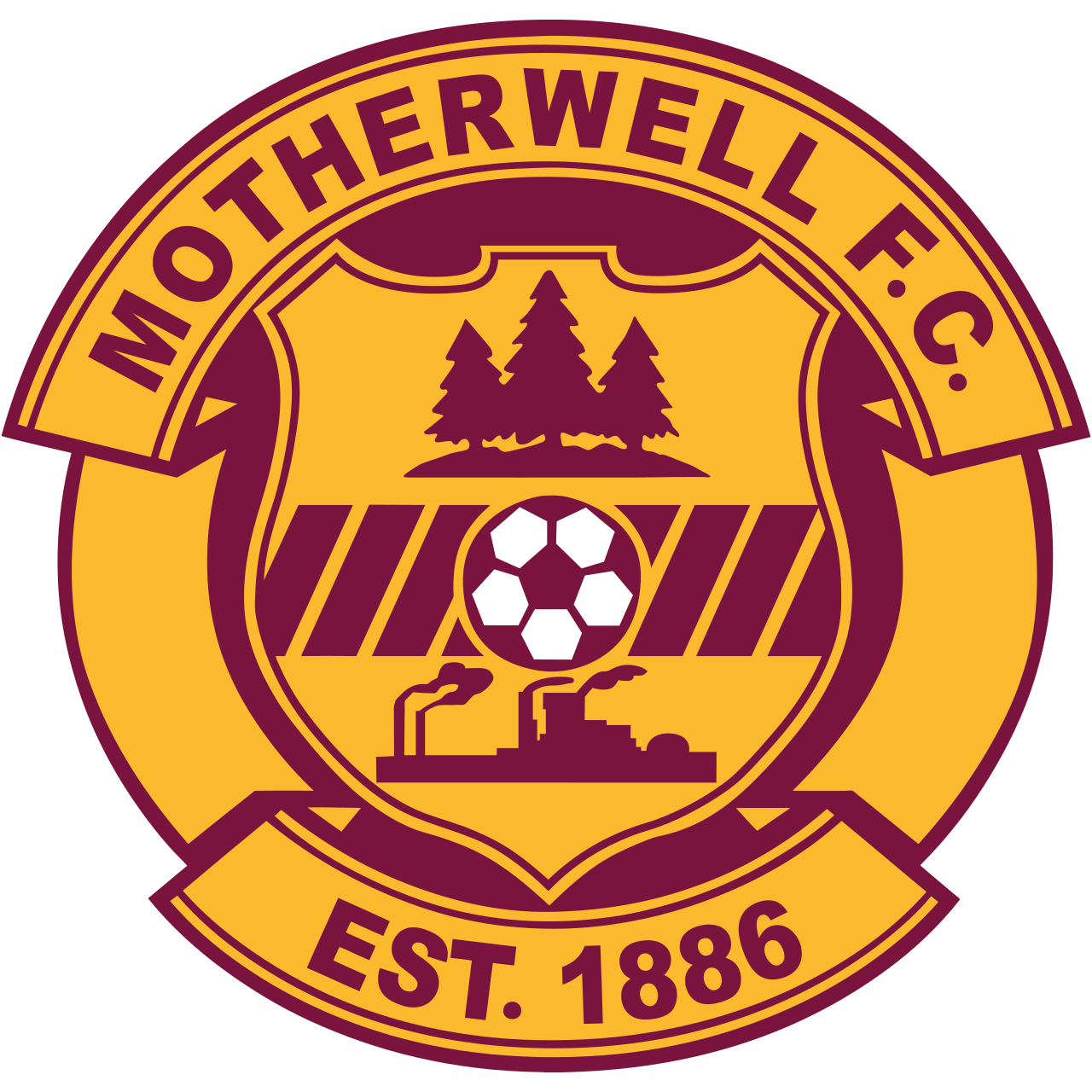 Aksi para pemain Motherwell F.C. di kompetisi sepak bola profesional Skotlandia