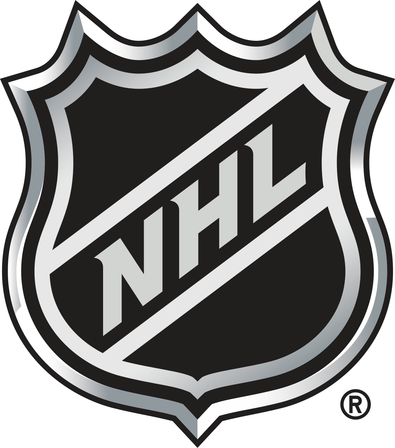 Ilustrasi pertandingan hoki es profesional National Hockey League di Amerika Utara
