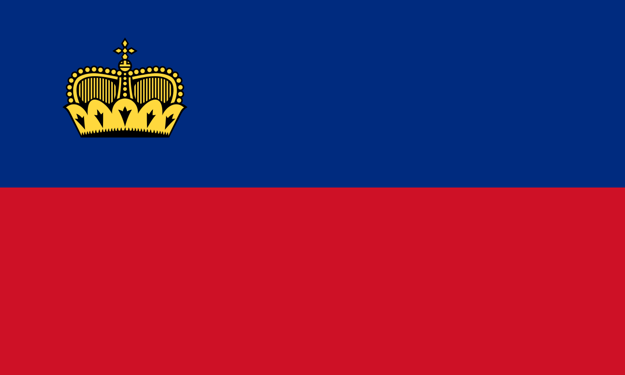 Pemandangan pegunungan Alpen di wilayah Liechtenstein