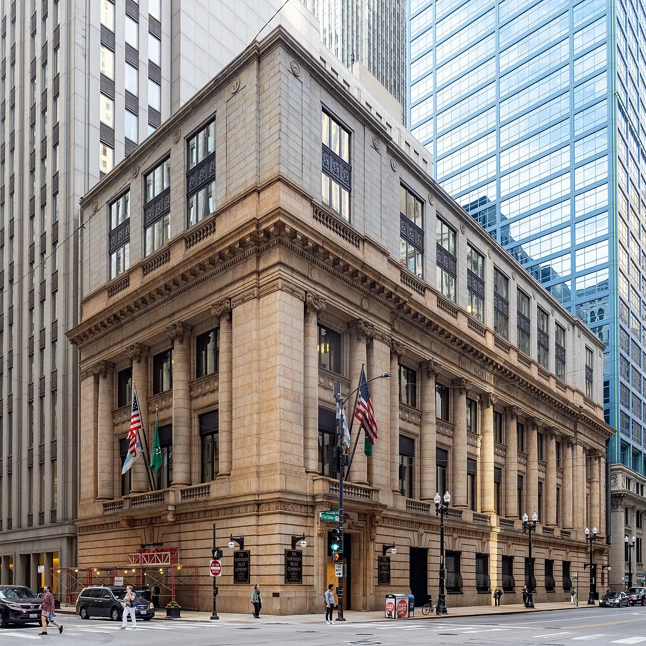 Gedung kantor pusat Northern Trust Corporation di Financial District Chicago