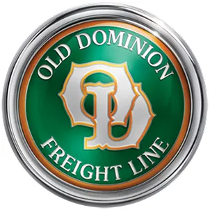 Truk pengiriman Old Dominion Freight Line beroperasi di jalan raya Amerika Serikat