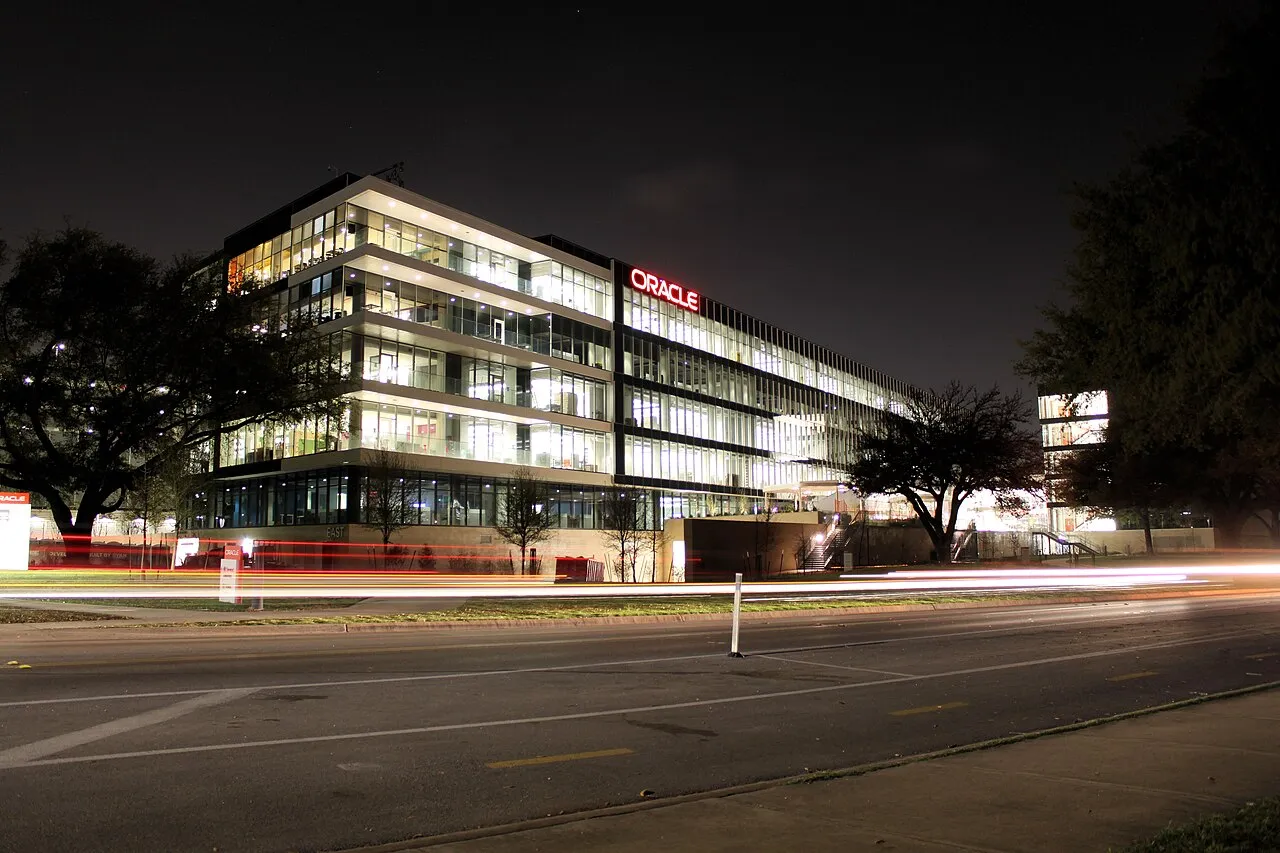 Gedung kantor pusat Oracle Corporation di Amerika Serikat