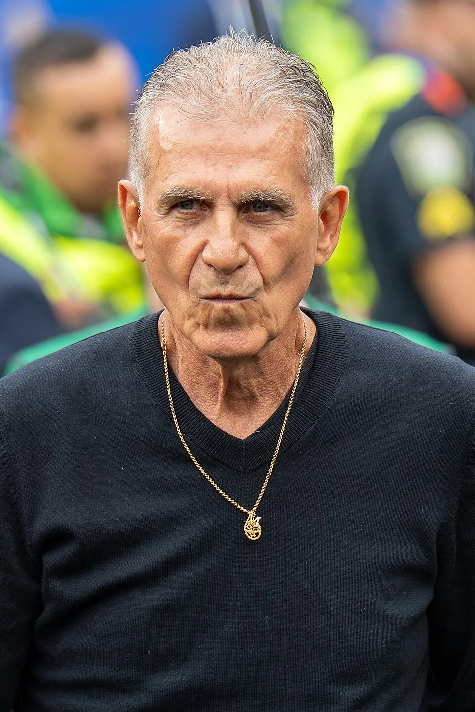 Carlos Queiroz saat mendampingi tim di pinggir lapangan